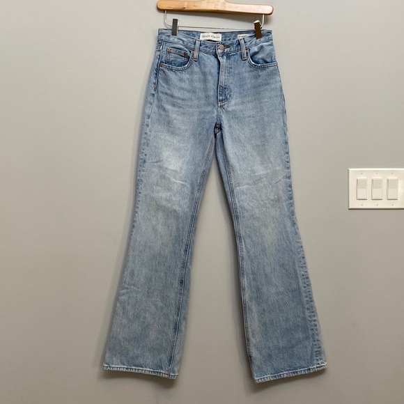 ❗️SOLD❗️Denim Forum The Marianne Mid Loose Flare 32L Size 24 - Picture 4 of 12
